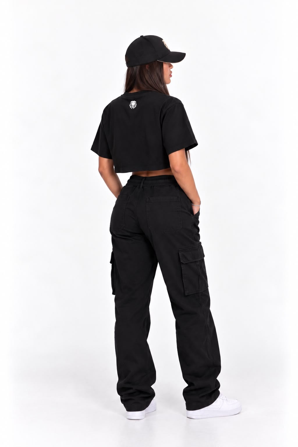 Noir Crop Top Mujer
